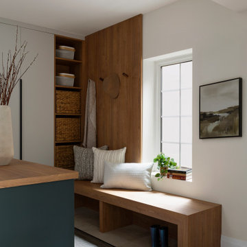 Custom Mud Hall Storage & Built-In Bench | Hearth Residence | Whole Home Renovat