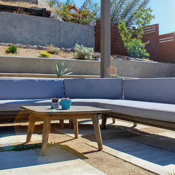 Concrete Paver and DG--decomposed granite Patio