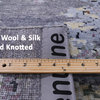8' 11" X 12' 1" Sailing Ship Wool and Silk Handmade Rug Q11605