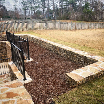 Retaining Wall Repair and Stone Veneer