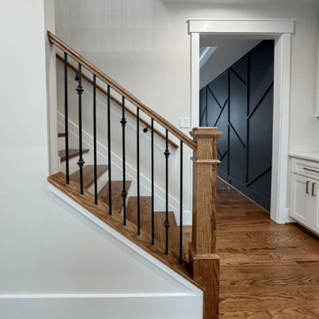Project #117 | Custom Twist on a Classic L-Shaped Stair