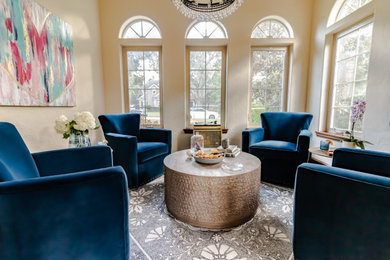 Inspiration for an eclectic living room remodel in Orlando