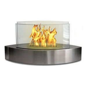 Metropolitan Table Top Ethanol Fireplace Contemporary Tabletop
