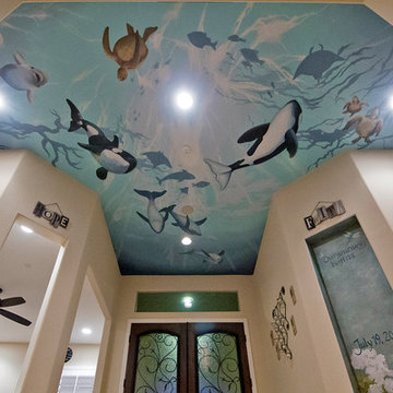 Underwater Ceiling Mural