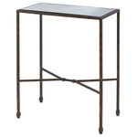 Currey and Company - Currey and Company 4000-0006 Rodan - 24" Accent Table - The petite Rodan Accent Table is the perfect placeRodan 24" Accent Tab Cupertino/Antique Mi *UL Approved: YES Energy Star Qualified: n/a ADA Certified: n/a  *Number of Lights:   *Bulb Included:No *Bulb Type:No *Finish Type:Cupertino/Antique Mirror