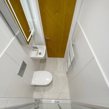 Tiny Shower Room Refurbishment in Lewisham