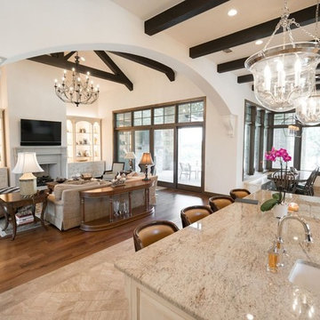 Elegant Design With Texas Mesquite Flooring