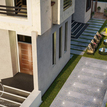 Modern Architecture with Landscape Design in Oman