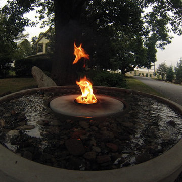 Fire Fountain Water Feature