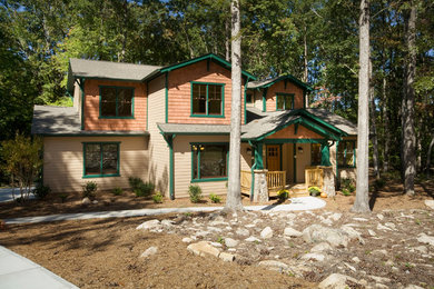 Arts and crafts exterior home photo in Raleigh