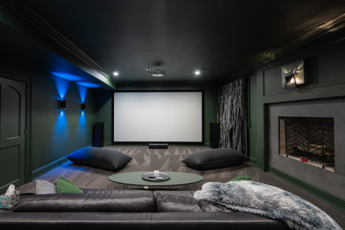 Greenwich Home Theatre and Adjacent Dinette