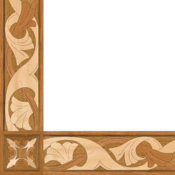 Oshkosh Designs Belcort Inlay Border and Corner - Hardwood Flooring
