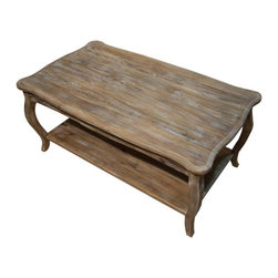 Alaterre Furniture - Alaterre Furniture Rustic Reclaimed Coffee Table Driftwood - Coffee Tables
