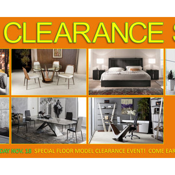 CLEARANCE sale going on Nov. 15th-18th!
