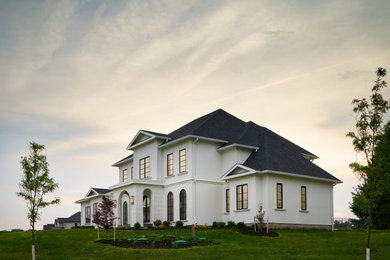 Transitional exterior home idea in Baltimore