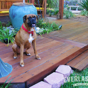 Backyard Retreat with Ipe Decking & Lattice