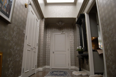 Inspiration for a timeless entryway remodel in Toronto