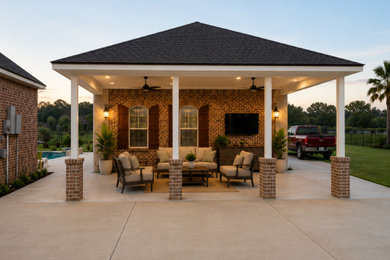 Inspiration for a patio remodel in Houston