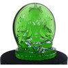 Crystal Glass Liuli Pate-de-verre Green Tara Figure