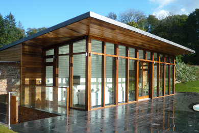 Design ideas for a contemporary garden in Devon.