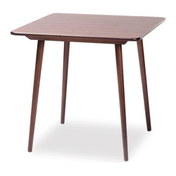 Dining TablesWalnut Ironica 80cm Square Kitchen Table by Tom Kelley for TON - Dining Tables