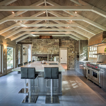 Contemporary Farmhouse with Industrial Accents