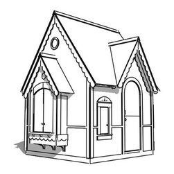 Gingerbread Playhouse Plans - Outdoor Playhouses