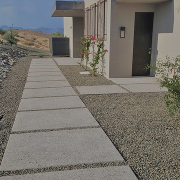 Clean lined contemporary home