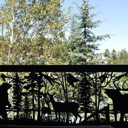 Evergreen CO Home Deck remodeling wildlife w/Artistic Railing by NatureRails - Home Improvement