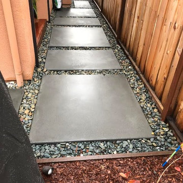 Paved Patio & Side Pathway