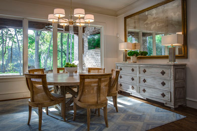 Inspiration for a dining room remodel in Houston