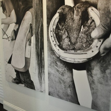 random equestrian canvas work