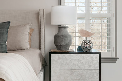 Inspiration for a transitional bedroom in Atlanta.