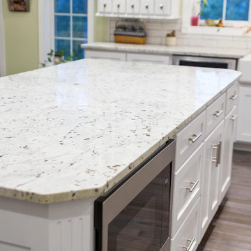 White Modern Farmhouse Kitchen