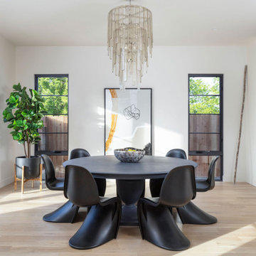French Modern Spec Home-Dining room