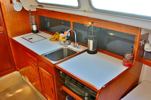 sailboat galley storage ideas