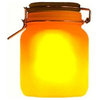 Glass Sun Jar Nightlight, Yellow and Blue Changing