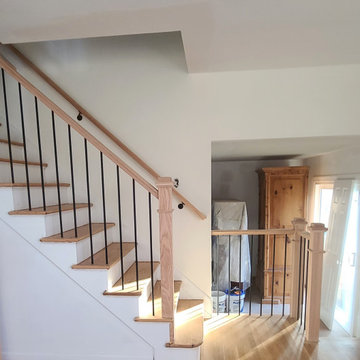 Somerville Main & Basement Handrail Install