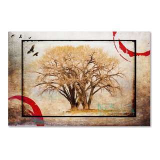 LightBoxJournal 'Cottonwood Tree Part 06' Canvas Art, 12"x 19 ...