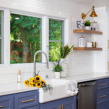 Two Toned Kitchen Remodel