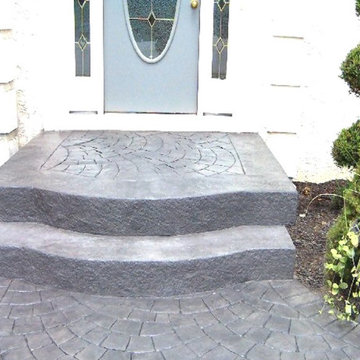 Stamped Concrete- Steps and Walkways