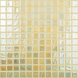 Vidrepur Titanium Mosaic Brushed Lemon Iridescent 093720M - Tile