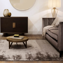 Chrome Rug in Mushroom - Rugs