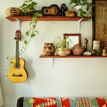 My Houzz: Vintage Collectors' Artfully Curated Walk-Up
