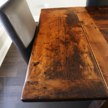 Reclaimed Wood Harvest Tables