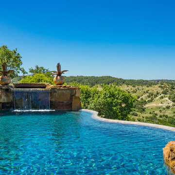 Faux Edge Pool In Sisterdale, TX