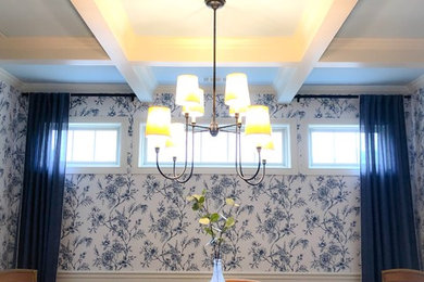 Dining room - country dining room idea in Atlanta