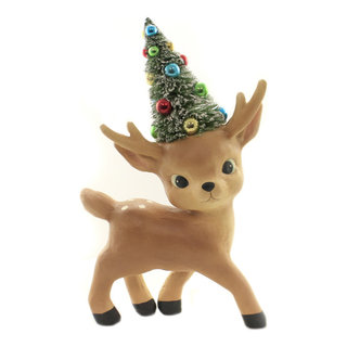 Paper Mache Figurine 4.5 Reindeer