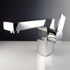 Torino 36 in. Modern Bathroom Vanity w Undermount Sink (Isarus Chrome)