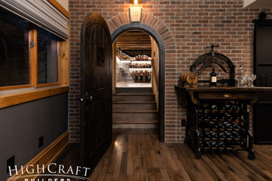 Example of a wine cellar design in Denver